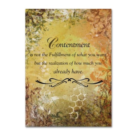 Janelle Nichol 'Contentment (earth Theme)' Canvas Art,35x47